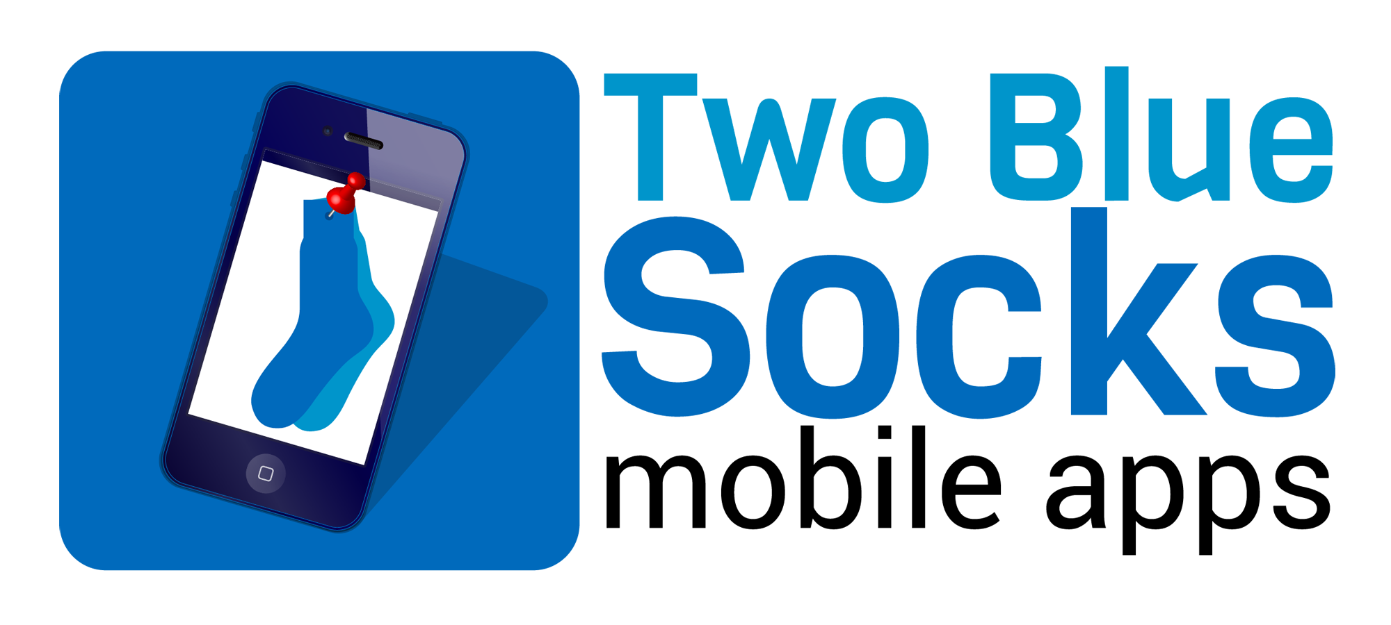 Two Blue Socks Logo